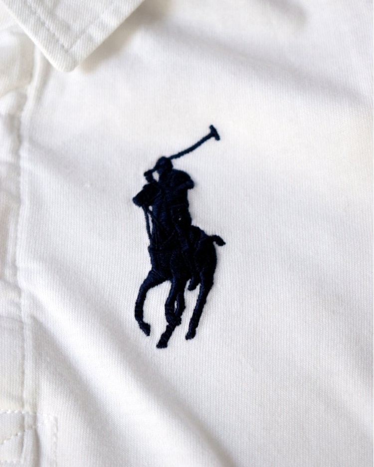 Camiseta Polo Ralph Lauren original 1967 branca masculina